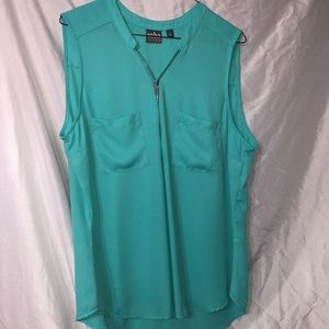 Turquoise blouse